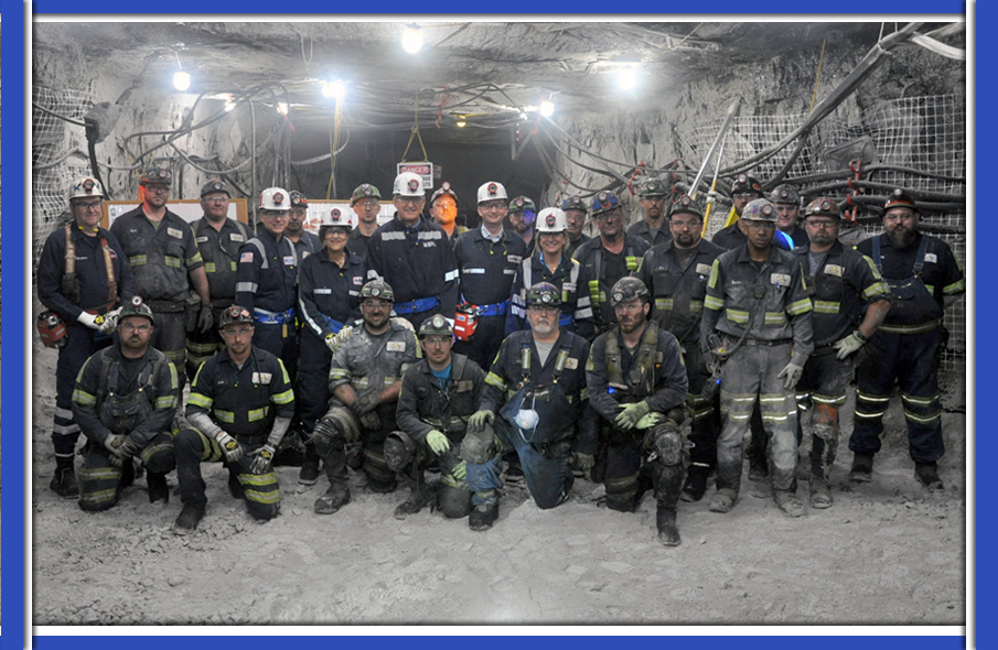 U.S. Labor Secretary Alexander Acosta visits miners in West Virginia.