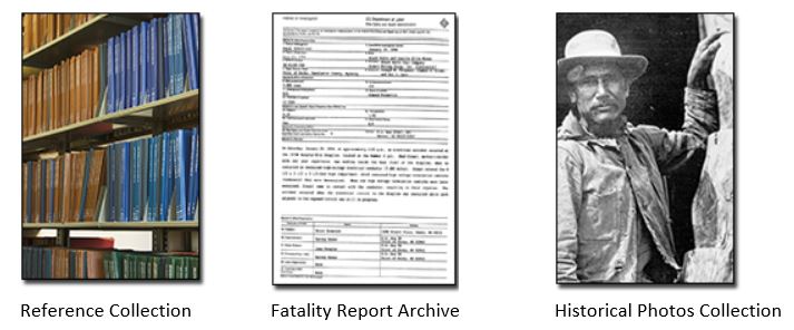 This is a Reference Collection, Fatality Reports Archive and Historic Photos collection of the Academy Library in West Virginia.