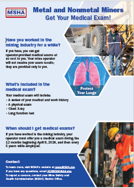 MNM Medical Exam poster