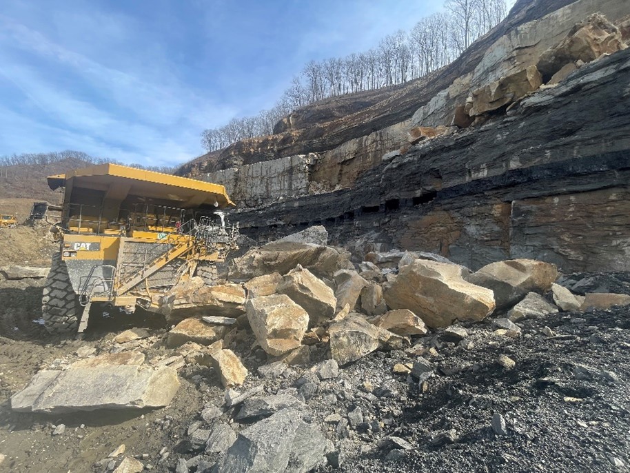 accident scene where unrecognized freeze-thaw hazards have contributed to serious mining injuries and fatalities.