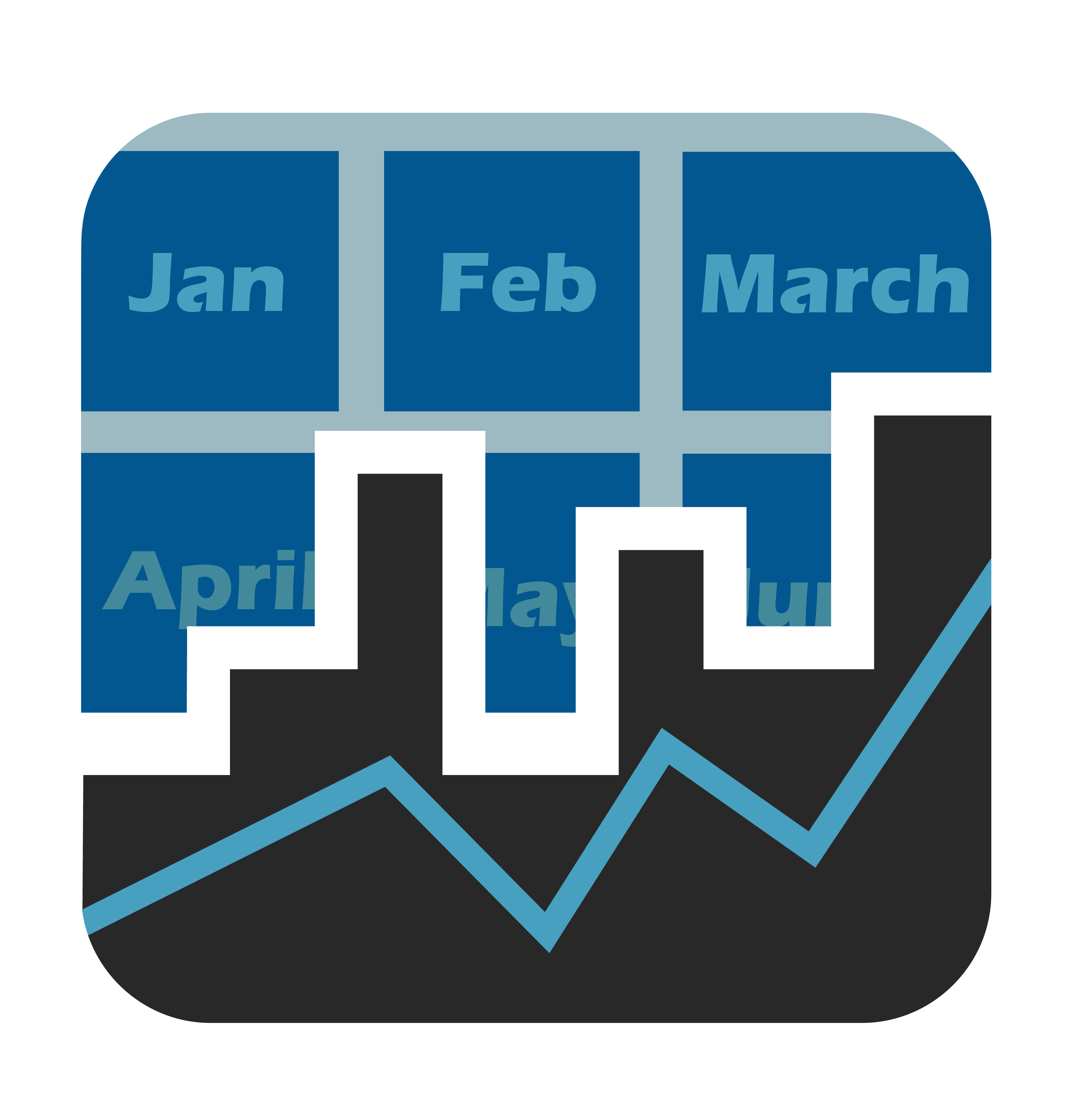 employment production yearly icon 