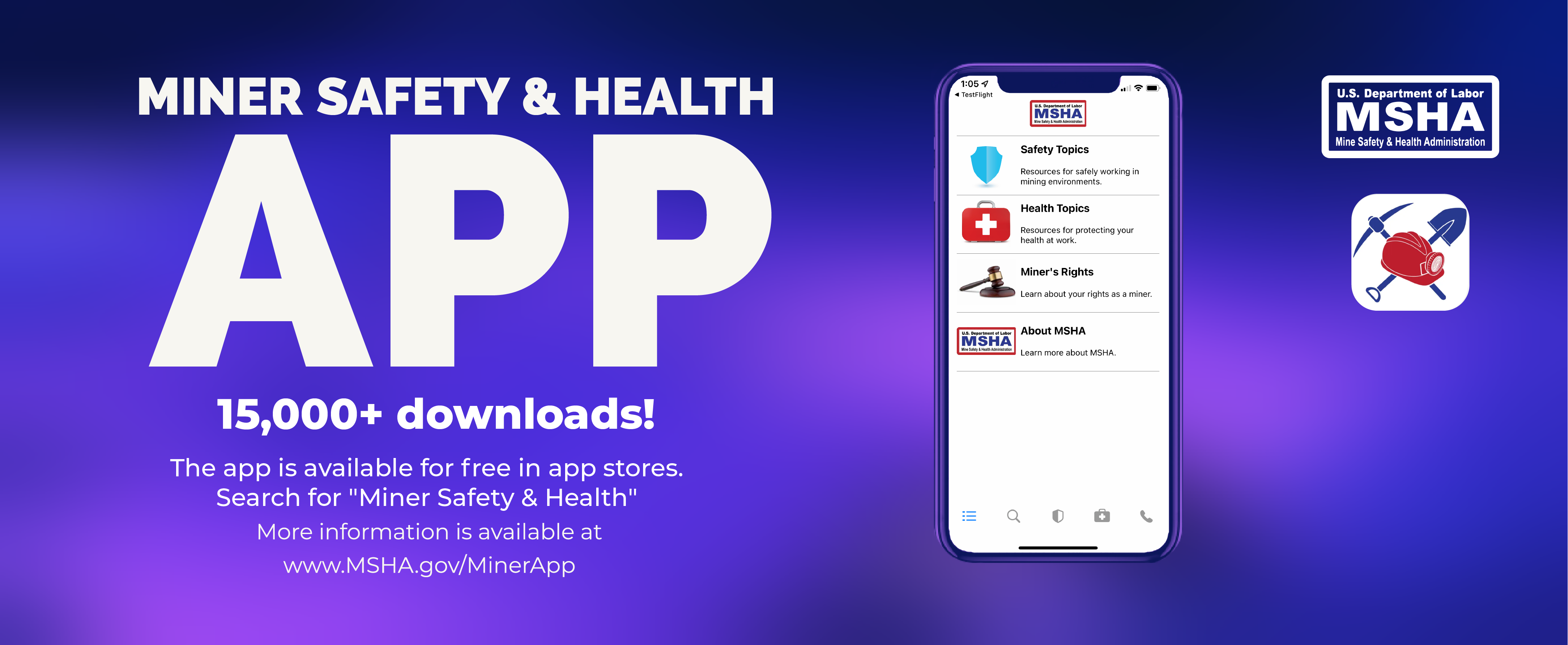 New Mine Safety and Health Application for miners
