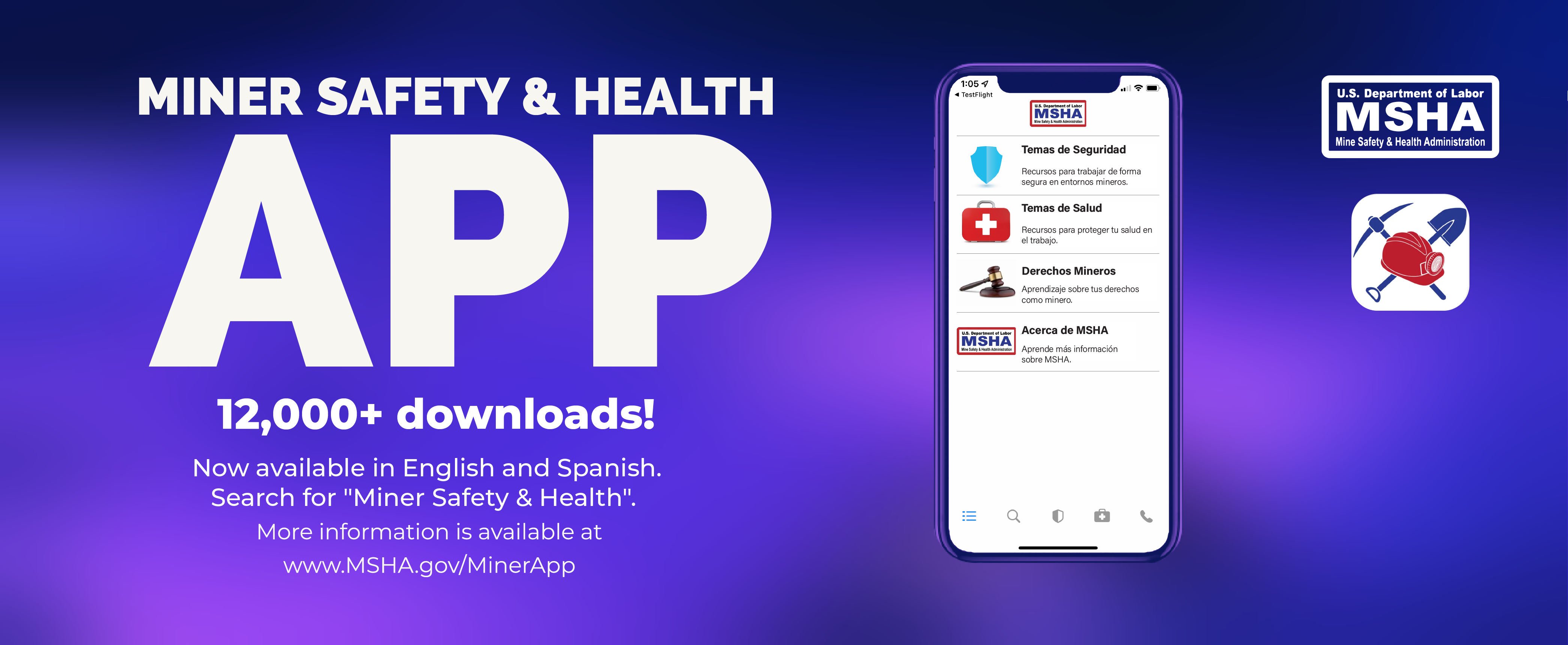New Mine Safety and Health Application for miners