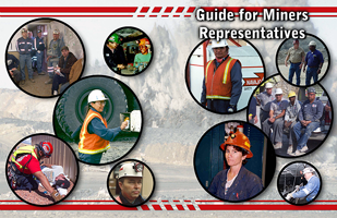 Miners Representatives Guide showing miners at work