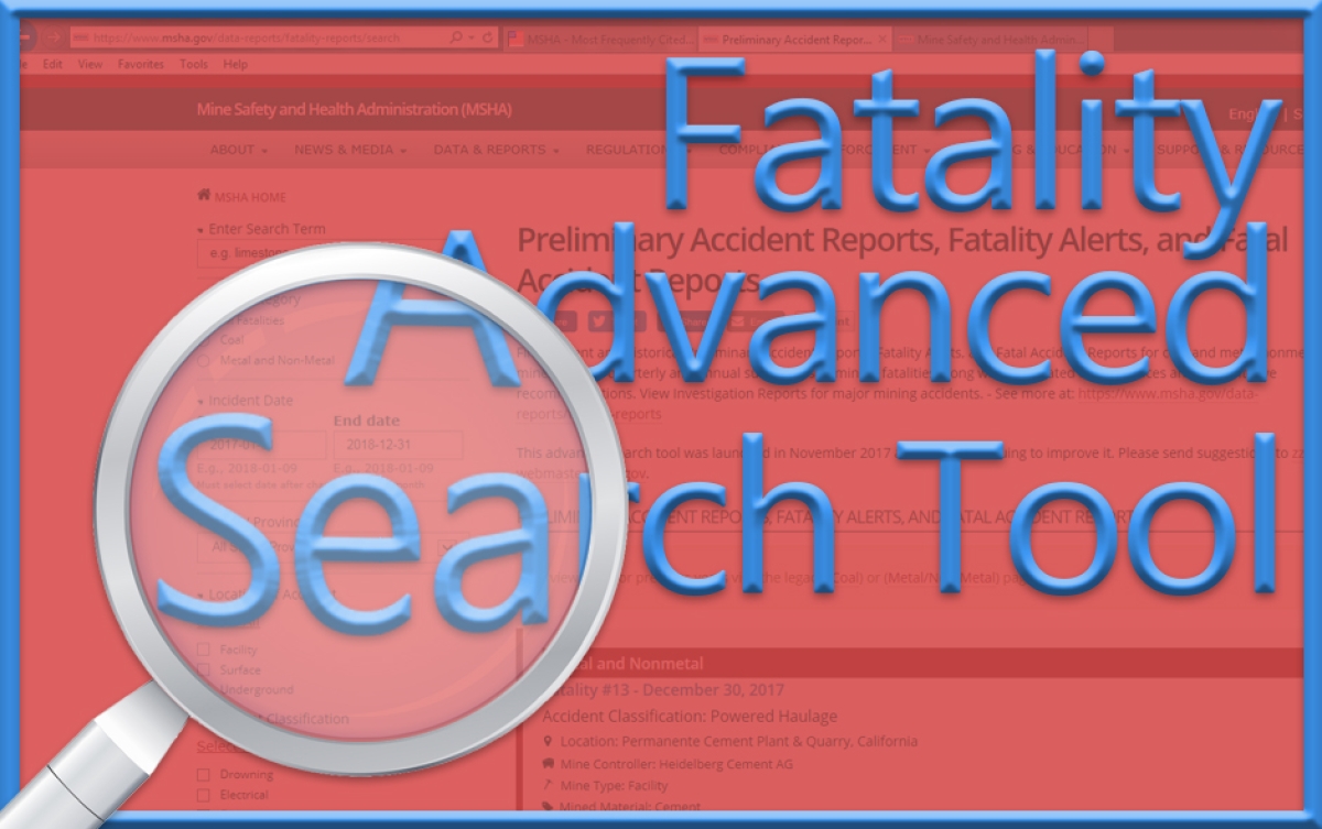 Enhanced tool to search mining fatalities