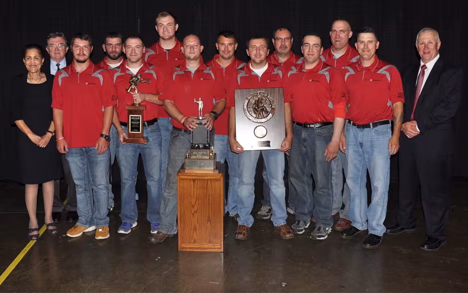 1st Place Mine Rescue overall - Wellmore Coal Co - Red Team - 1
