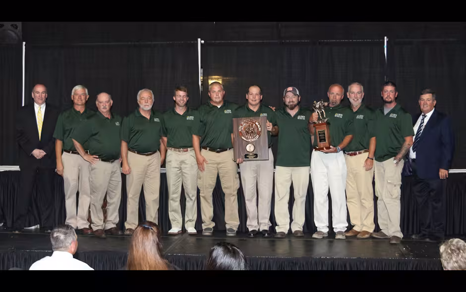 1st place combination - Alden Resources on stage 1