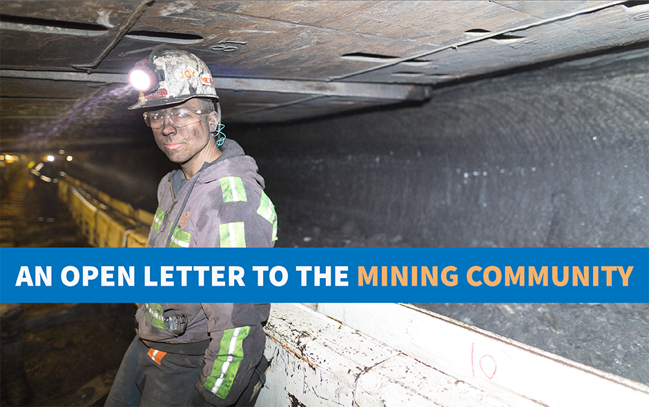 MSHA Assistant Secretary Chris Williamson's Letter to the Mining Community