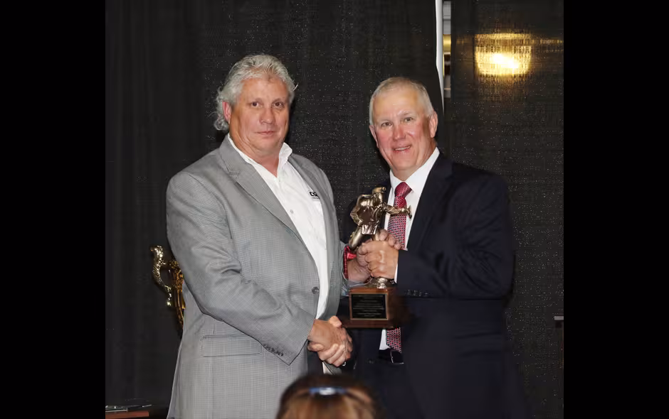 Special Service Award - Chuck Edwards on stage
