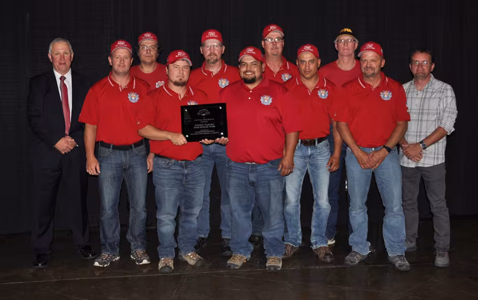 State Awards Colorado - Mine Rescue - Mt Coal Co West Elk Red - Pat Matheson - Capt