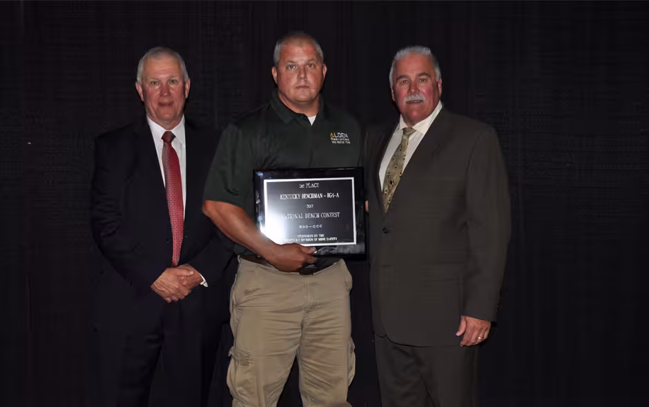 State Awards Kentucky - Bench BG4 - Alden Resources LLC - Travis Truett
