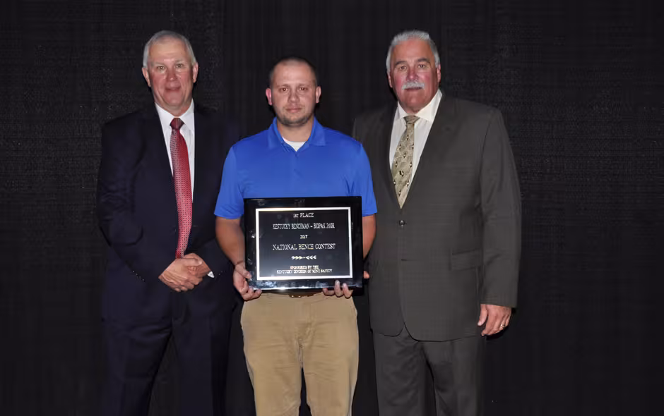 State Awards Kentucky - BioPak 240R - Kentucky Coal Academy MCC Team - Taber Tichener