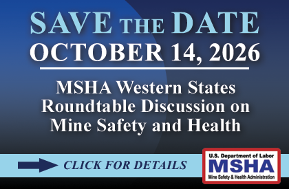 MSHA's roundtable discussion with representatives from the mining industry on Tuesday, October 14