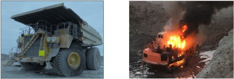 MSHA urges all mine operators and miners to be aware of fire hazards on surface mine equipment and to follow the safety practices