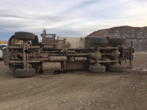 MNM Serious truck accident alert MNM Serious Accident alert scene