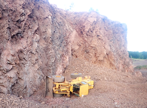 On August 7, 2025, a contractor died after the front-end loader he was operating traveled over the edge of a highwall, falling approximately 70 feet.