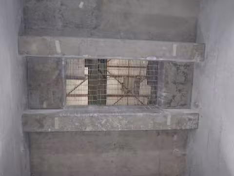 Accident scene where a contractor miner was injured after falling approximately 18 feet through an opening located on the fifth floor of the surface portion of the #3 hoist, and landing on the floor below. On August 1, 2026, the contractor miner died from complications related to those injuries.