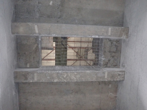 Accident scene where a contractor miner was injured after falling approximately 18 feet through an opening located on the fifth floor of the surface portion of the #3 hoist, and landing on the floor below. On August 1, 2026, the contractor miner died from complications related to those injuries.