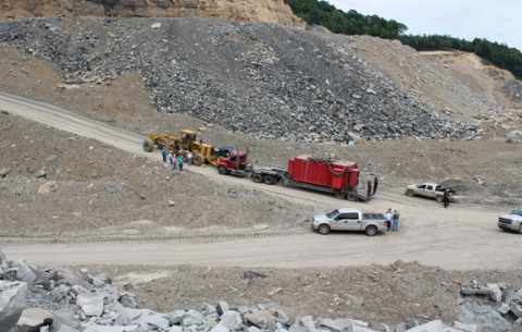 Photo of Accident Scene Described in the Paragraph Above