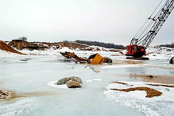 Photo of Accident Scene Described in the Paragraph Above