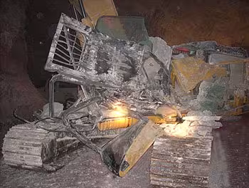 Photo of Accident Scene Described in the Paragraph Above