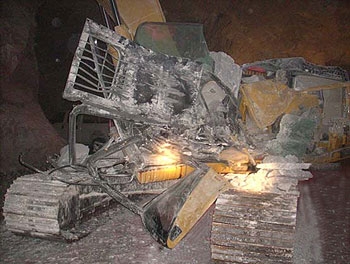 Photo of Accident Scene Described in the Paragraph Above