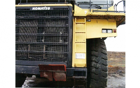 the ladder shown on the front of the truck