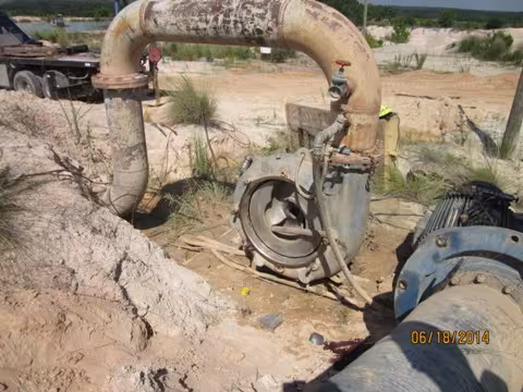A centrifugal pump