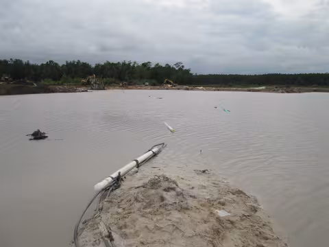The site of the fatal accident