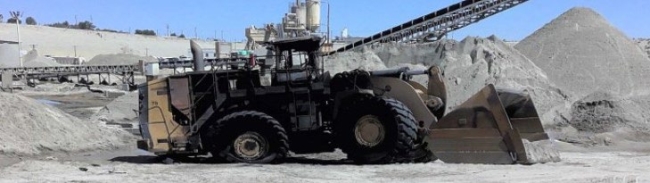 Front end loader after a fire explotion