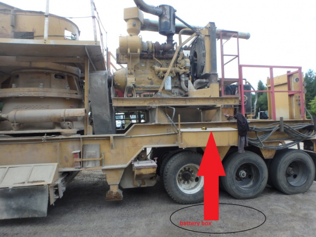 diagram of cone crusher indicating where miner fell from