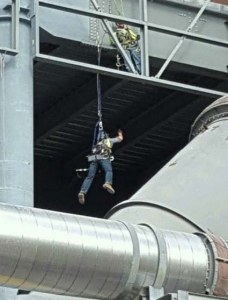 MNM serious accident alert Plant - Fall Protection