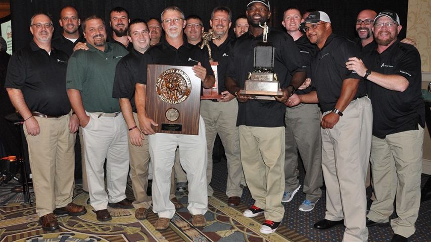 Winner of the Mine Rescue Competition: Alpha Natural Resources “Southern West Virginia Team” from Whitesville, West Virginia.