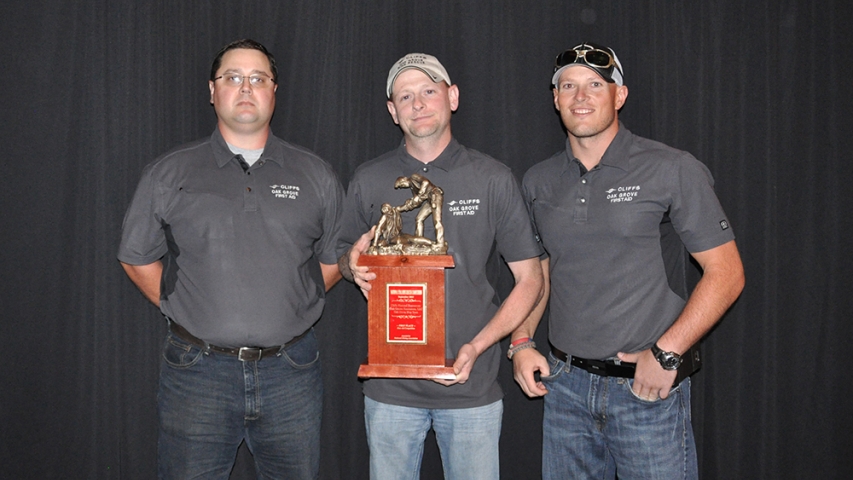 Winner of the First Aid Competition: Cliffs Natural Resources Inc. – Oak Grove Resources LLC’s “Oak Grove Blue Team” (Hueytown, Alabama).