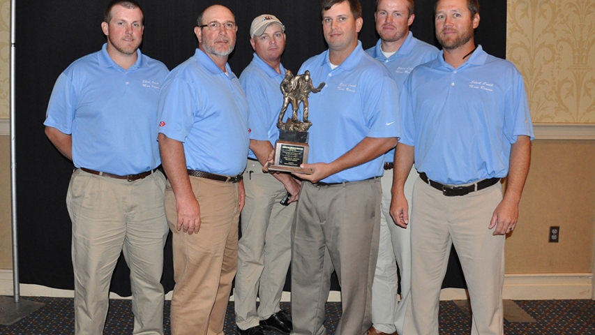 Winner of Day 1 Mine Rescue: Drummond Company Inc.’s “Shoal Creek Red Team” (Jasper, Alabama).