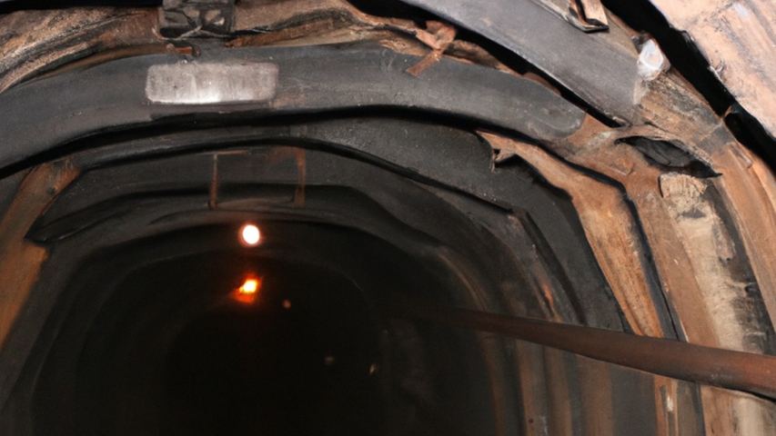 In a mine tunnel, roof and rib frameworks can decay over time creating fractures. This weakens the support from unstable rocks and can cause the tunnel to collapse.